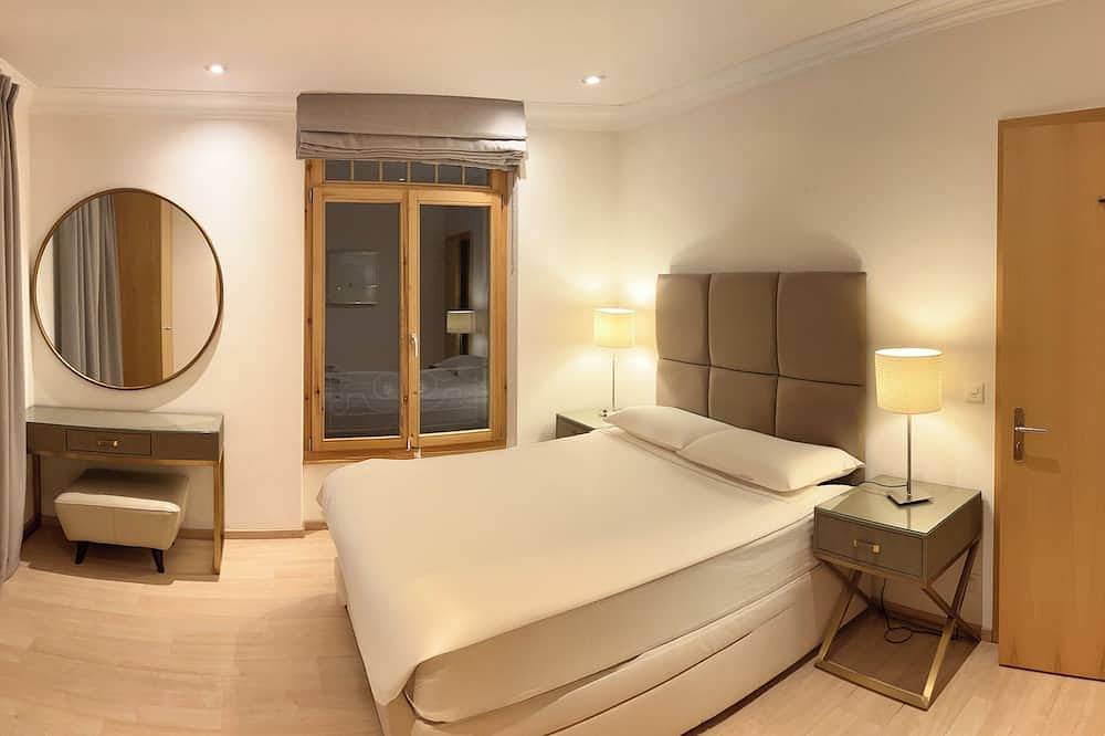 Ganze Wohnung, Luxuriöses 4-Bett-Apartment, Panoramablick auf die Berge, 5 * Spa-Einrichtungen - 8 Personen in Château-d' Oex, Westalpen