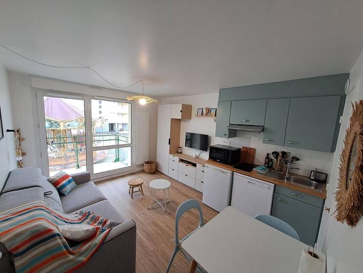 Ferienwohnung für 4 Personen, mit Balkon und Ausblick in Wissant - 2