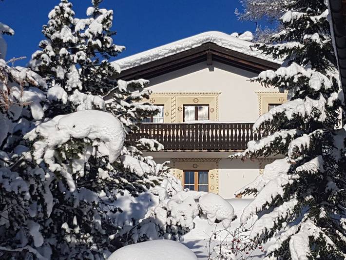Apartament wakacyjny dla 5 osób, z Balkon i Taras oraz Widok w Lenzerheide