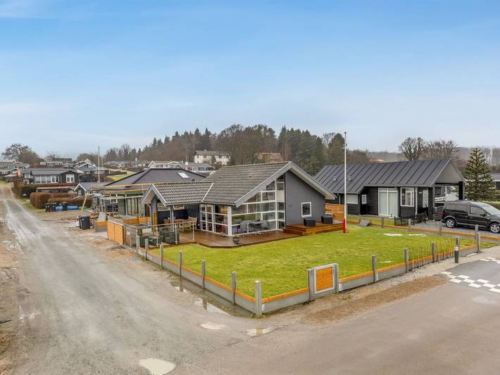 Ferienhaus für 4 Personen, mit Terrasse in Grønninghoved Strand