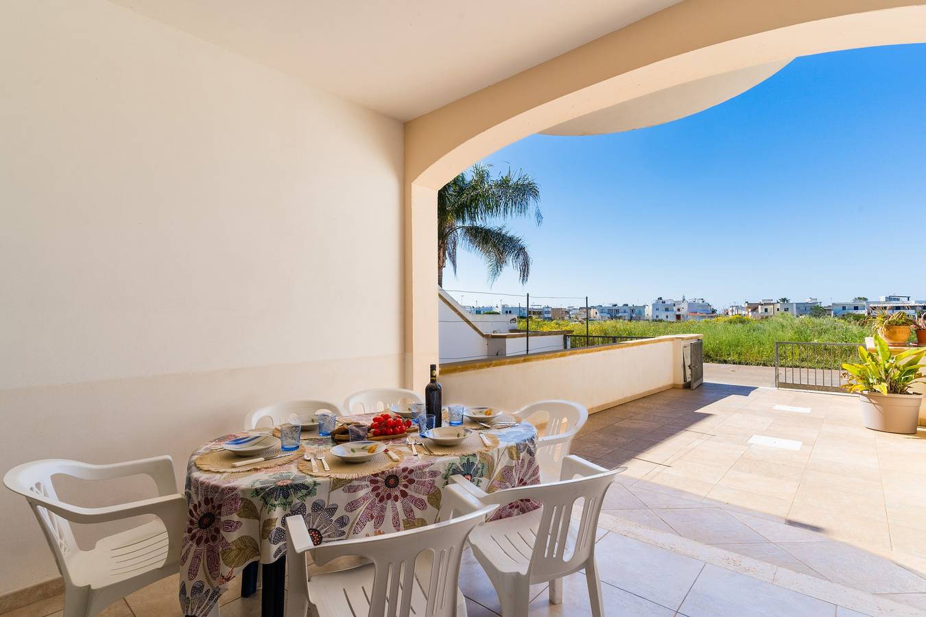 Ferienhaus 'Torre Pali 419' mit privatem Garten und Klimaanlage in Torre Pali, Salve