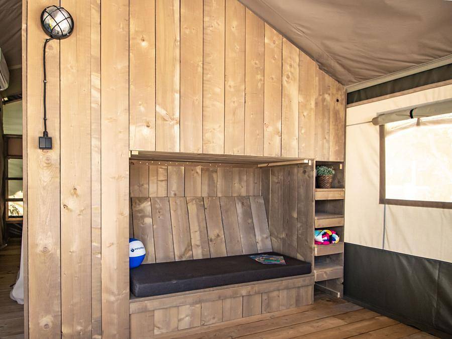 Camping Polari - Safarizelt 5 personen - Safarizelt + Sanitär + Klima (6P) in Rovinj Riviera, Rovinj