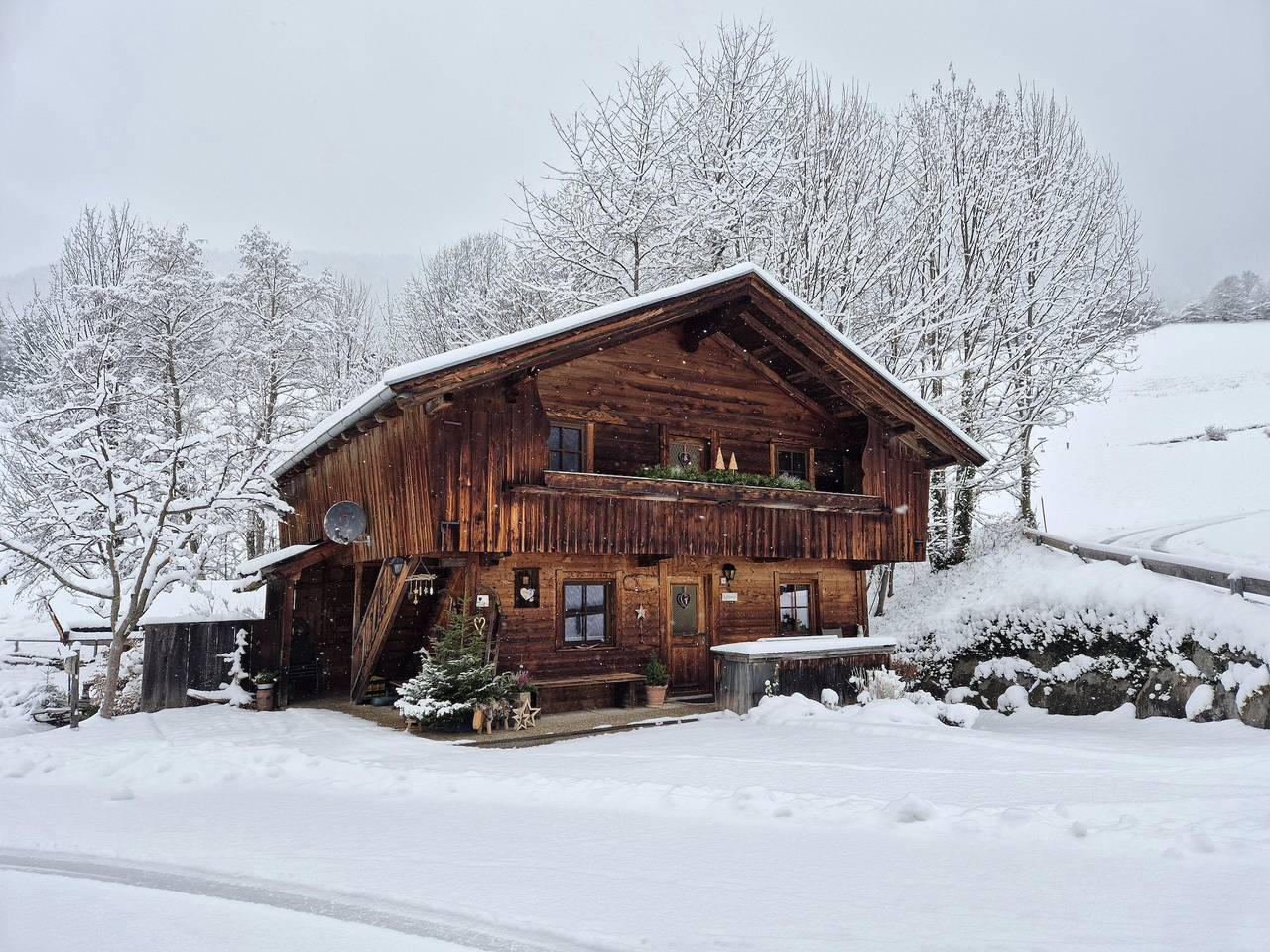 Wörglerhof - Hüttenappartement Bergblick in Alpbach, Kaisergebirge