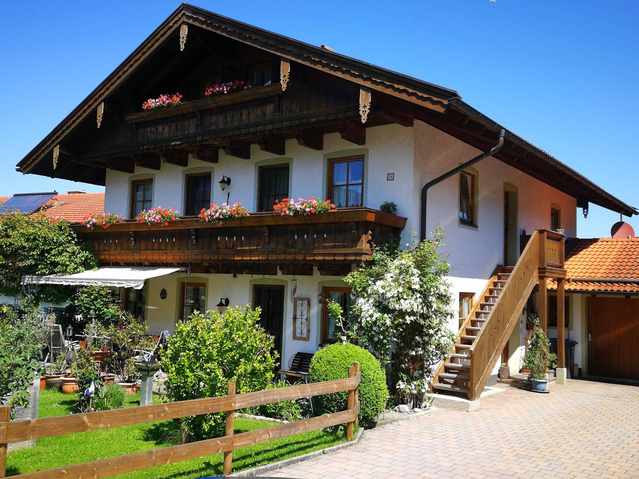Appartement de vacances entier, Ferienwohnungen Kern - Ferienwohnung Talstüberl mit separaten Schlafzimmer und Terrasse 34 qm in Kampenwand, Aschau im Chiemgau