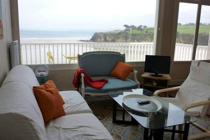 Appartement entier, Mer et sable en grand écran in Douarnenez, Iroise