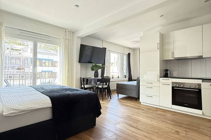 Ganze Wohnung, Stilvolles Studio Apartment bei der Messe Olma in St. Gallen, Zürich Voralpen