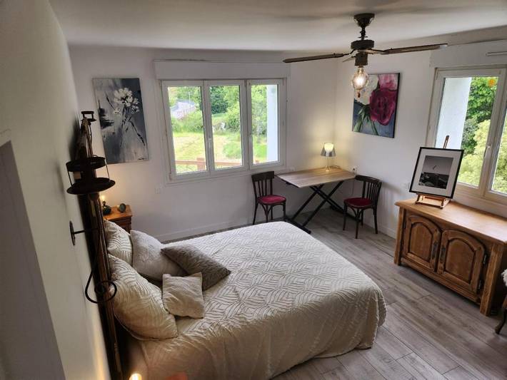 Maison d’hôte pour 4 personnes, avec jardin et vue