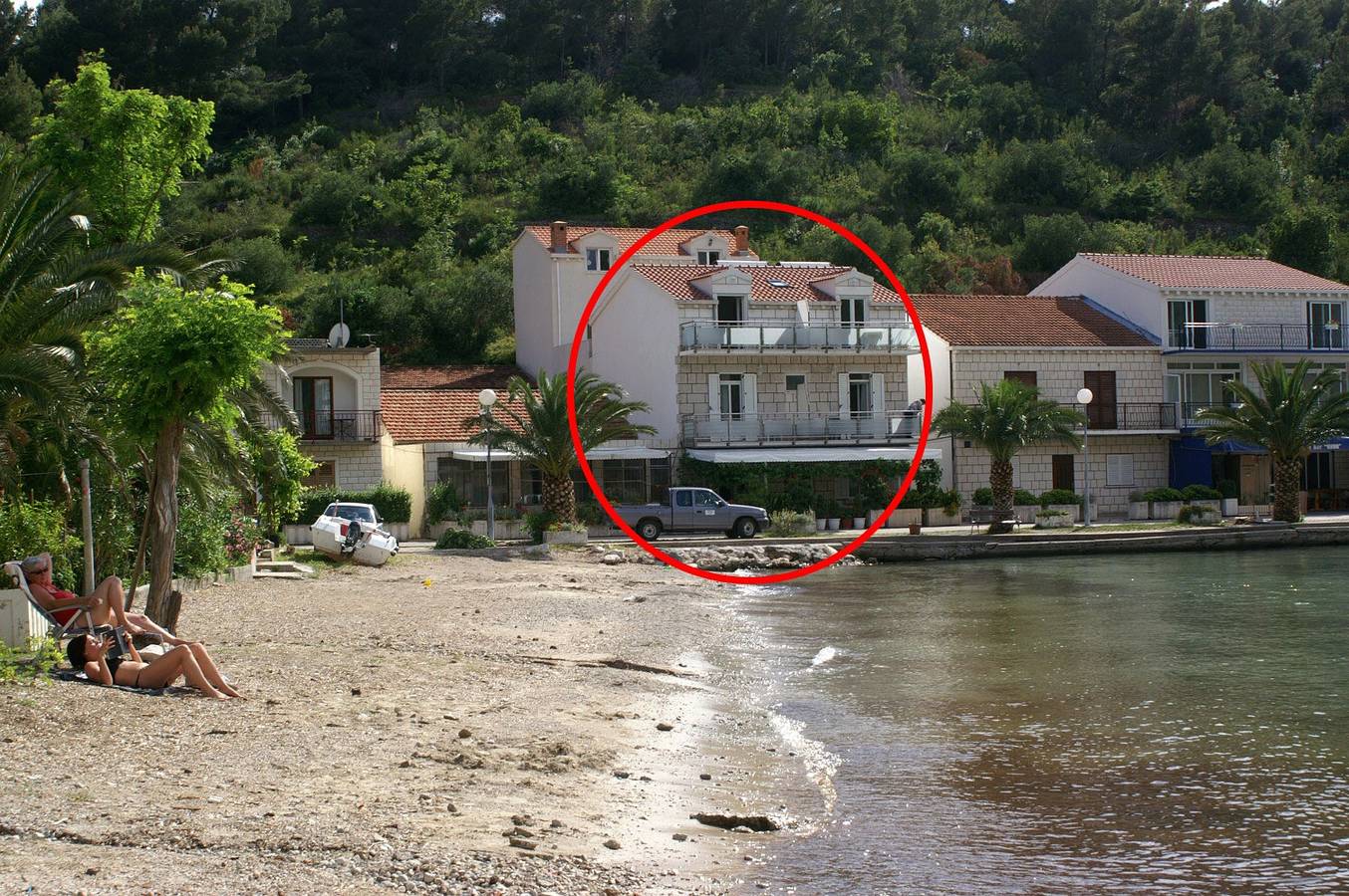 Ganze Wohnung, 1-Zimmer-Ferienwohnung am Strand Zuljana, Peljesac A-4577-c in Žuljana, Dubrovnik-Neretva
