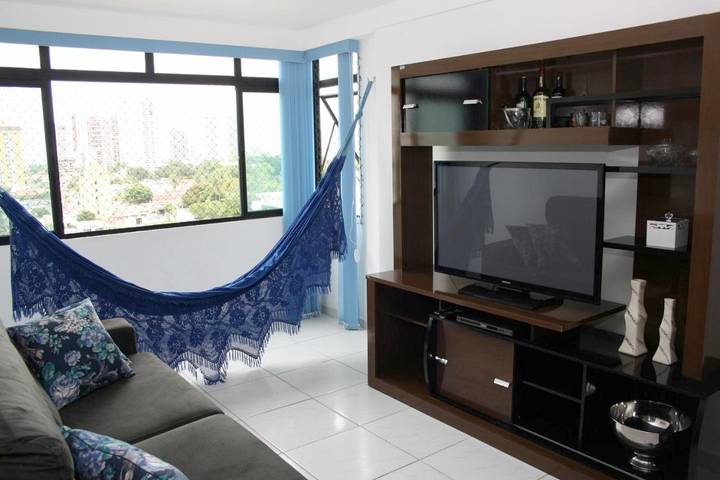 Casas e apartamentos de temporada para 6 pessoas, com vista e piscina infantil e ainda piscina and jardim em João Pessoa