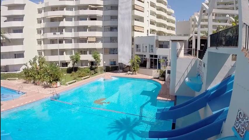 Chalet voor 5 personen, met tuin en zwembad in Benalmádena