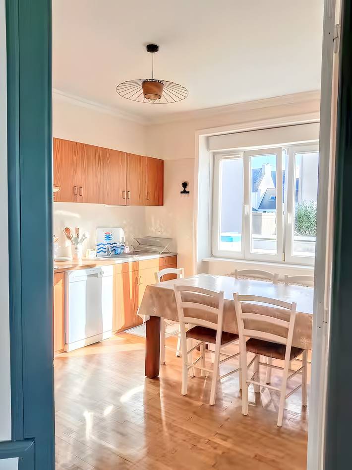 Maison de vacances 'Gite De La Pointe De Men Meur -4 Ch' avec vue mer, terrasse privée et Wi-Fi in Guilvinec, Région de Quimper