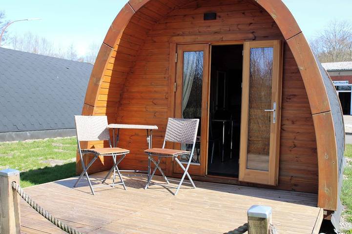 Ferienhaus für 3 Personen, mit Terrasse und Sauna in Haithabu