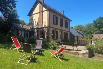 Gîte pour 6 personnes, avec jardin à Gonneville-sur-Mer