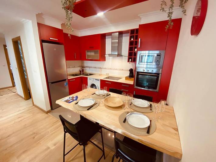 Apartamento para 4 personas, con vistas y balcón en Combarro