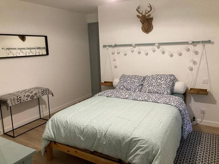 Appartement de vacances pour 6 personnes, avec Terrasse ainsi que Jardin et Vue