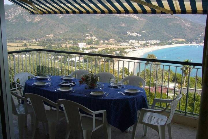 Family villa in Corsica with fabulous sea views in Sagone, Vico