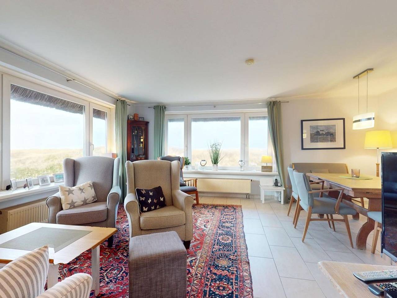 Haus Oberberg - Gemütliches Reetdachhaus für 6 Personen in den Dünen von Hörnum – Meerblick und Strandnähe inklusive in Hörnum, Sylt