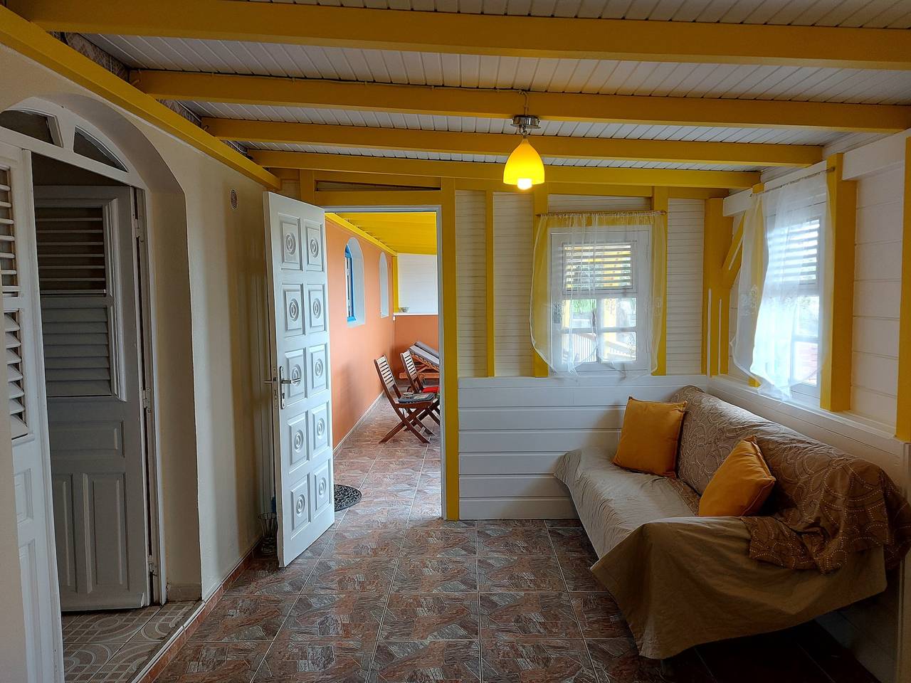 Casa encantadora en Le Diamant con vista al mar y jardín in Le Diamant, Martinica