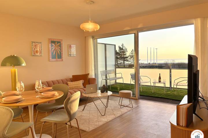 Ferienwohnung für 4 Personen, mit Terrasse in Le Havre