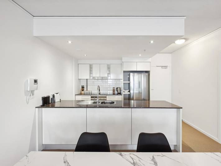 Apartamento entero, Apartamento de 3 habitaciones con vista al mar, gimnasio y piscina in Broadbeach, Gold Coast City