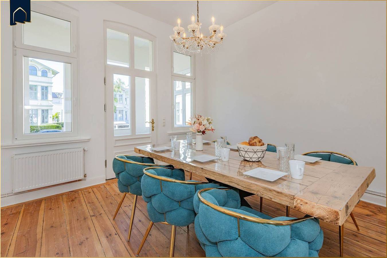 Ganze Wohnung, Komfortables Apartment in der Villa Tanneck mit Balkon und Strandnähe in Ahlbeck in Drei Kaiserbäder, Heringsdorf