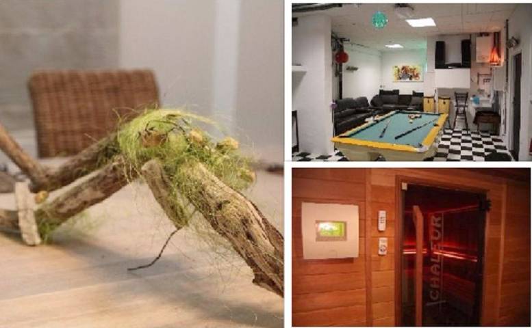 Maison de vacances pour 9 personnes, avec sauna et terrasse