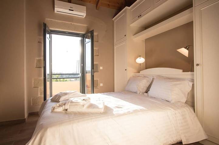 Seaview Traditionelle Villa inmitten von Olivenbäumen 500 Meter vom Sandstrand in Rethymno und Umgebung