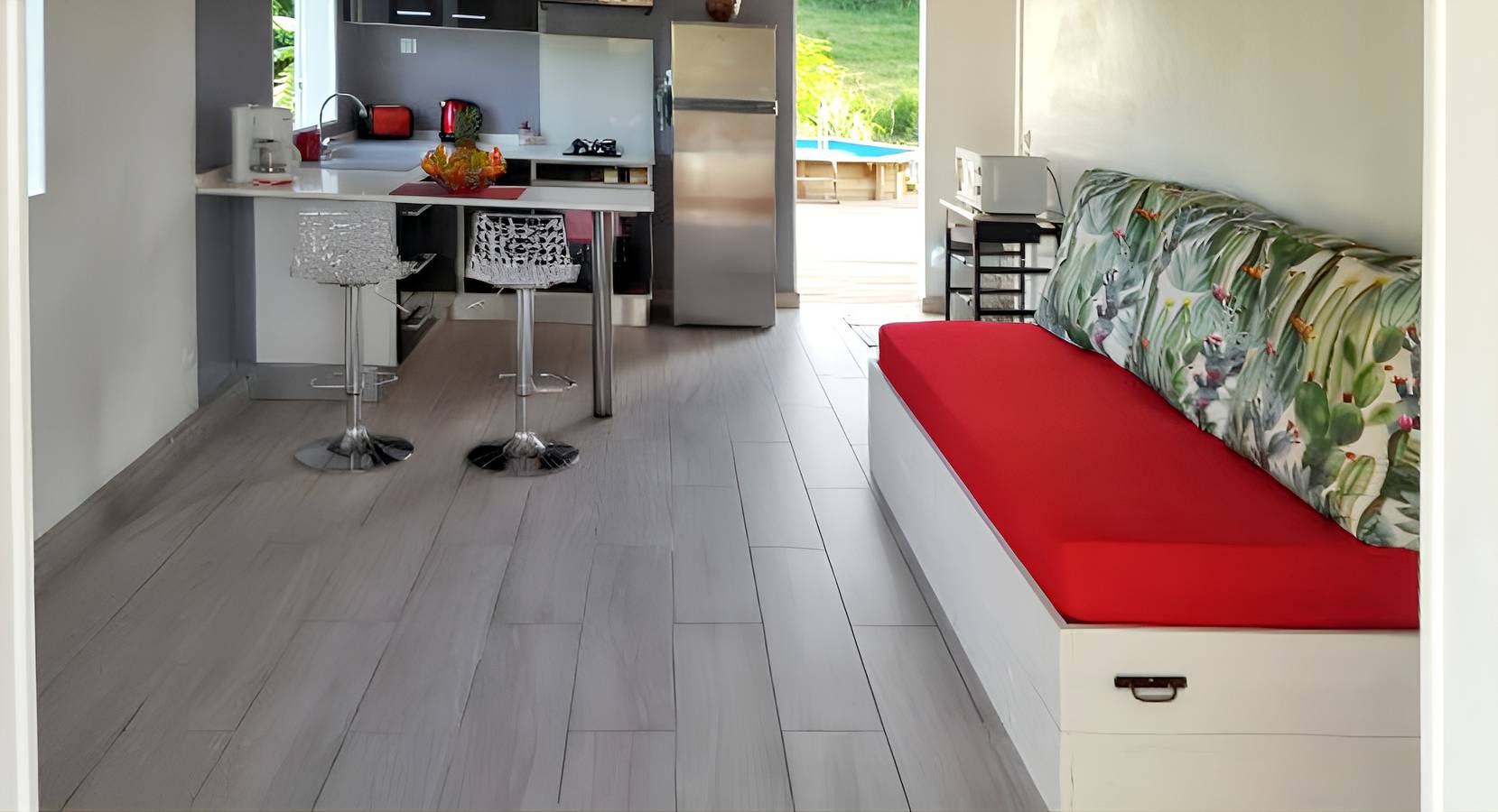 Charmantes Bungalow Le Moule + Garten in Le Moule, Guadeloupe