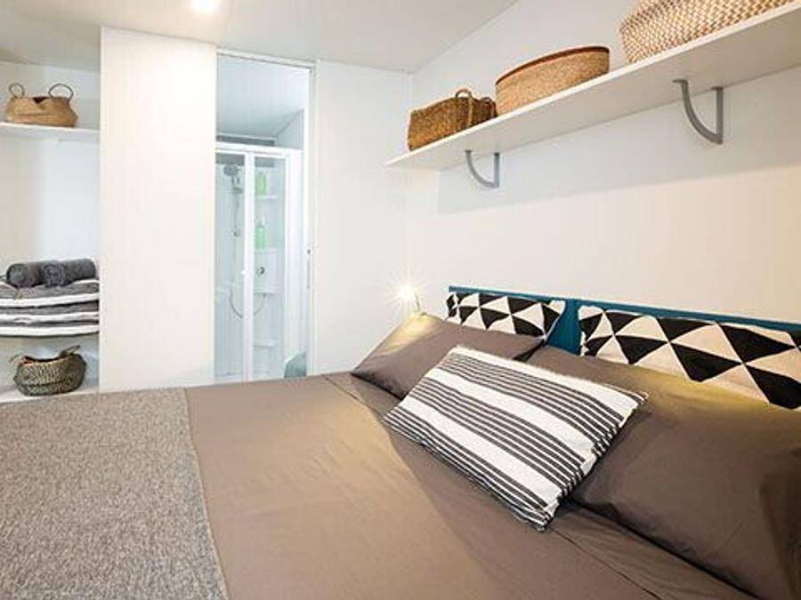 Camping la Vallée - Mobilheim 4 personen - Mobilheim | Premium Azure | 2 Zi. | 4 Pers. | Erhöhte Terrasse | Klim. in Saint-Sauveur-de-la-Mer, Lisieux und Umgebung