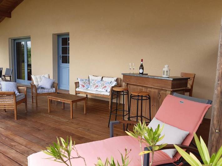 Location de vacances pour 6 personnes, avec jardin ainsi que jacuzzi et terrasse à Parleboscq - 4