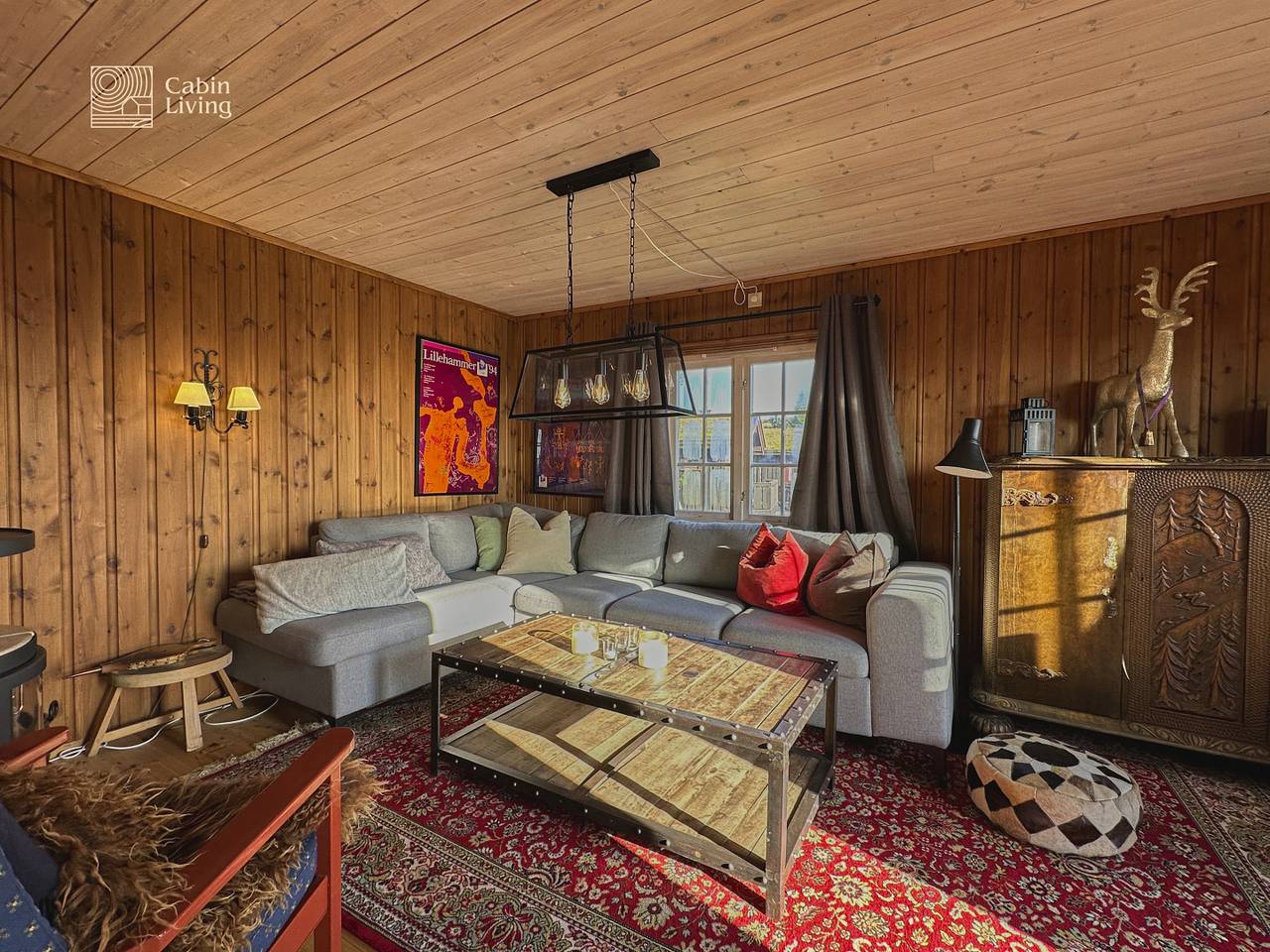 Original Olympic cabin ski in/out Hafjell in Hafjell, Øyer 