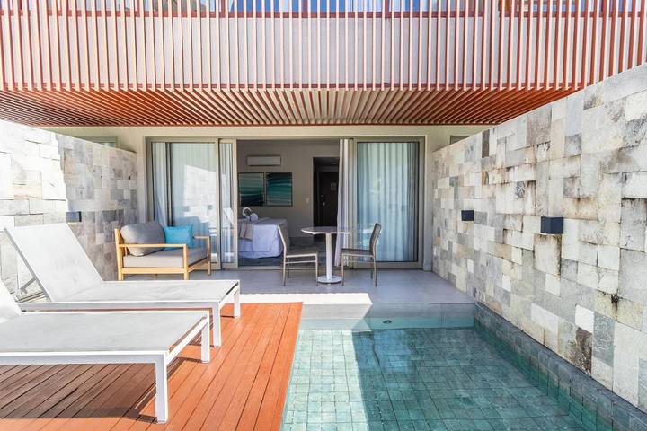 Casas e apartamentos de temporada para 2 pessoas, com jardim e piscina e ainda balcão em Tibau do Sul