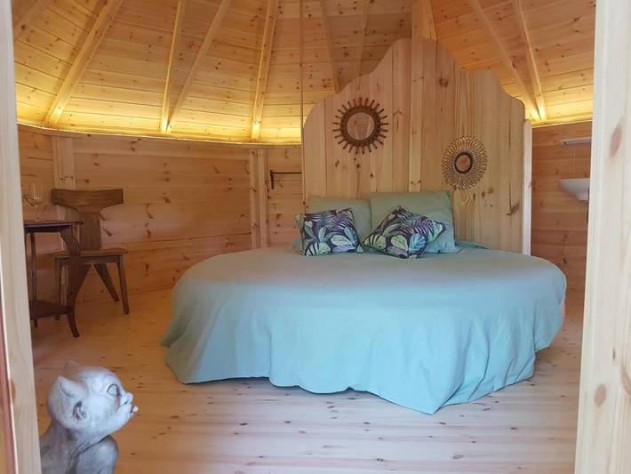 Camping pour 2 personnes, avec vue ainsi que sauna et terrasse dans le Calvados - 2