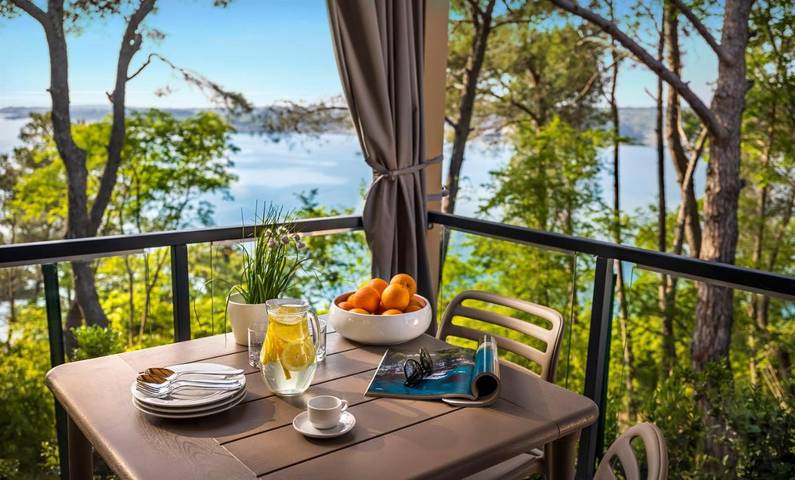Ferienhaus für 3 Personen, mit Terrasse und Kinderpool sowie Pool und Ausblick in Lanterna - 4