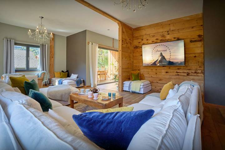 Chalet pour 9 personnes, avec Balcon ainsi que Terrasse et Jardin à Saint-Jean-d'Aulps