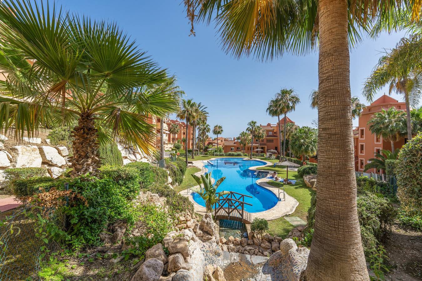 Hel leilighet, Ferieleilighet for 4 personer med barnebasseng in Hacienda Las Chapas, Marbella