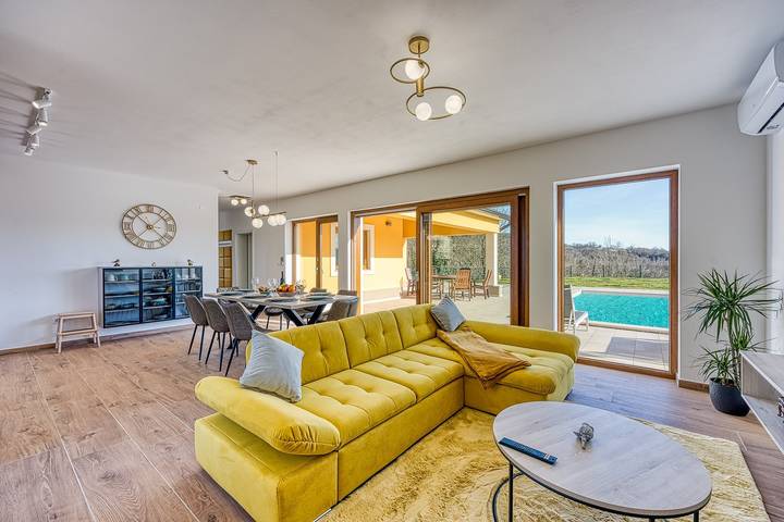 Villa Analucija with private pool in Labin City, Labin