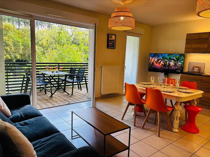 Appartement de vacances pour 6 personnes, avec Balcon et Terrasse