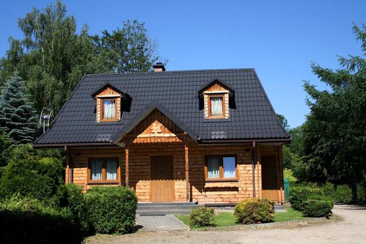 Domek letniskowy dla 8 osób, z Balkon i Taras oraz Ogród w Podkarpacie