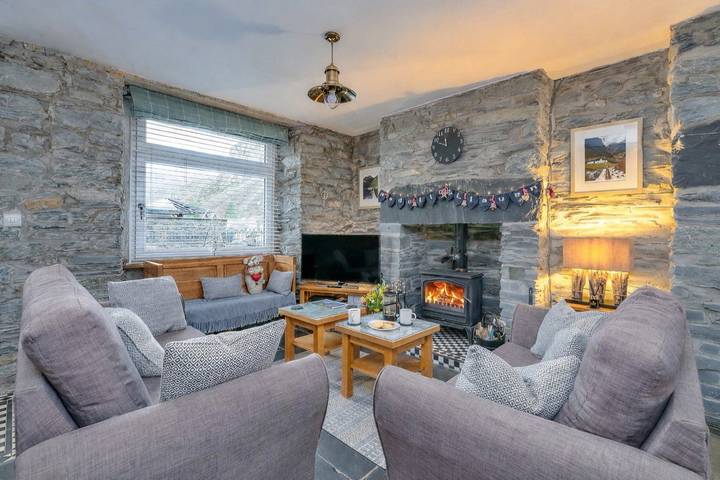 Holiday rental for 4 people, with garden, with pets in Blaenau Ffestiniog