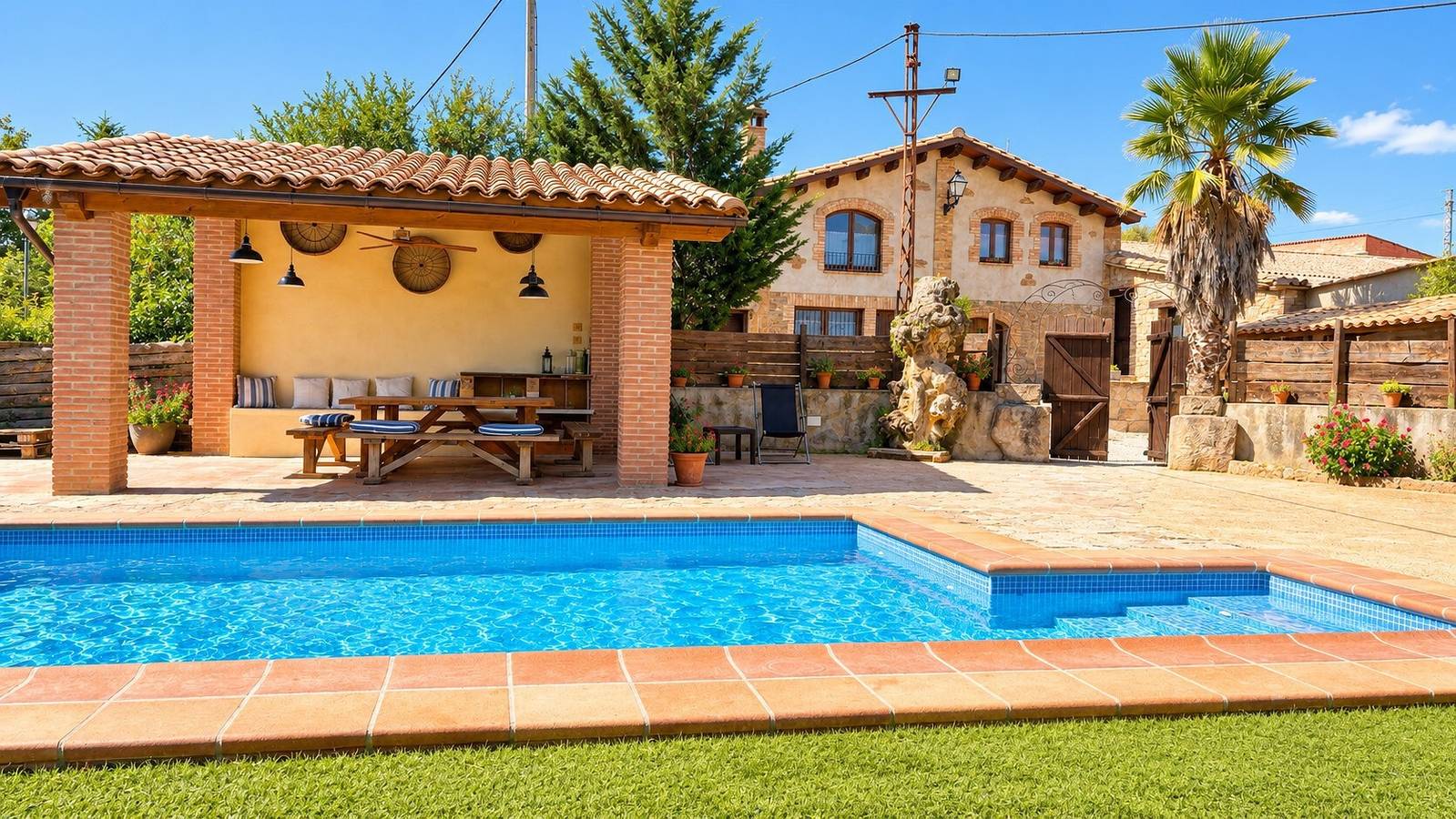 Casa Marcús – Landhaus mit privatem Pool, Grill, Spielzimmer & 4 Suiten (12 Pers.) in Olius, Comarques centrals