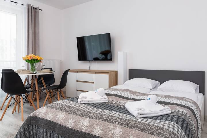 Studio für 4 Personen, mit Balkon/Terrasse, kinderfreundlich in Swinemünde - 2