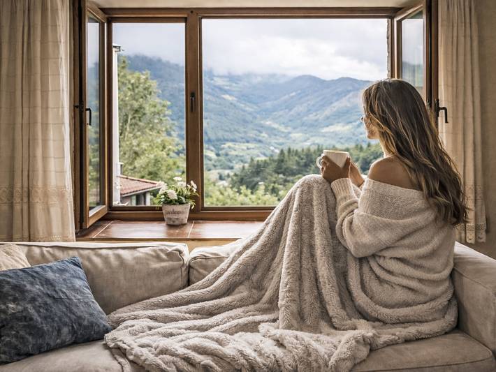 Casa de vacaciones para 4 personas, con terraza, Se admiten mascotas en Parque Natural de Las Ubiñas-La Mesa - 2