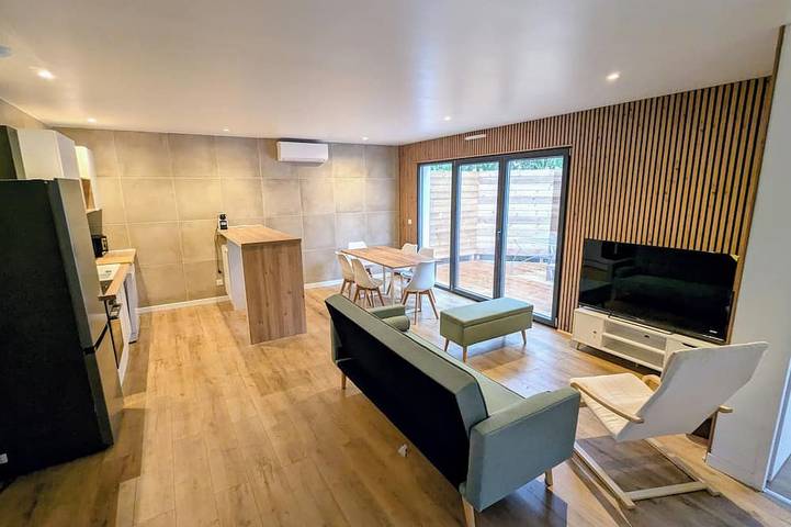 Maison de vacances pour 6 personnes, avec jacuzzi à Labenne