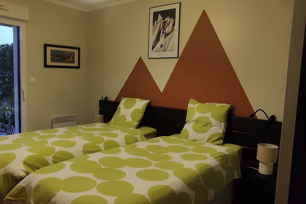 Ganze Wohnung, Wohnung mit Garten, 63 m2, in der Nähe von Strand und Stadt, ruhig und geschlossen in Concarneau, Quimper und Umgebung