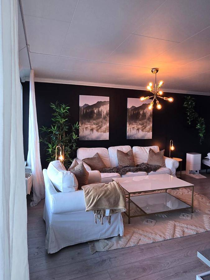 Ferienwohnung für 4 Personen, mit Balkon und Terrasse sowie Garten und Ausblick in Stord - 3