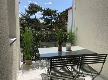 Gîte pour 4 personnes, avec terrasse dans Plage du Moulleau