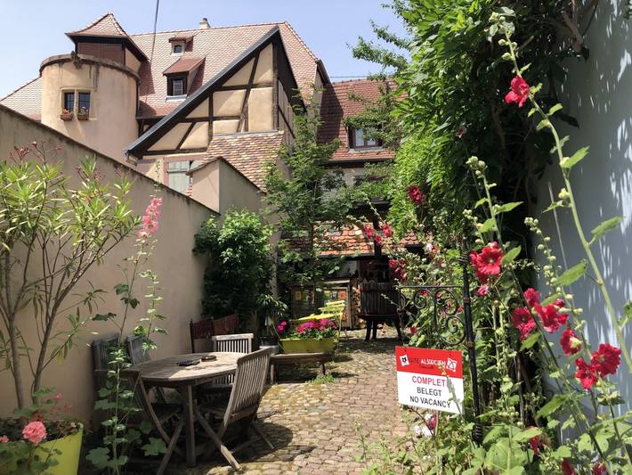 Gîte pour 2 personnes, avec terrasse et jardin à Ribeauvillé