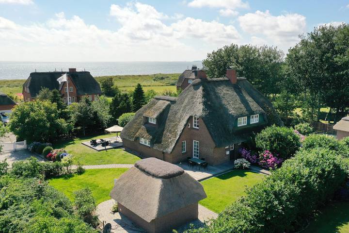 Ferienhaus mit Meerblick für 5 Personen, mit Sauna in Nieblum