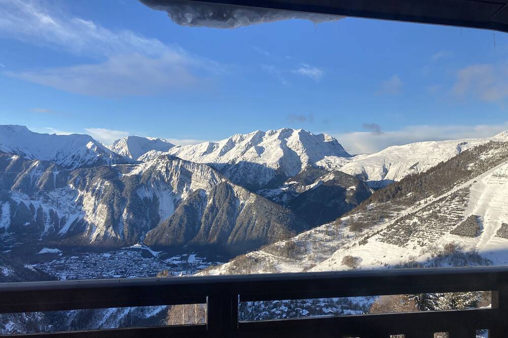 Geheel appartement, Appartement Alpe d'huez (1860m) - 3 kamers (45 m²) - 6 personen, vrij uitzicht in Huez, Écrins Nationaal Park
